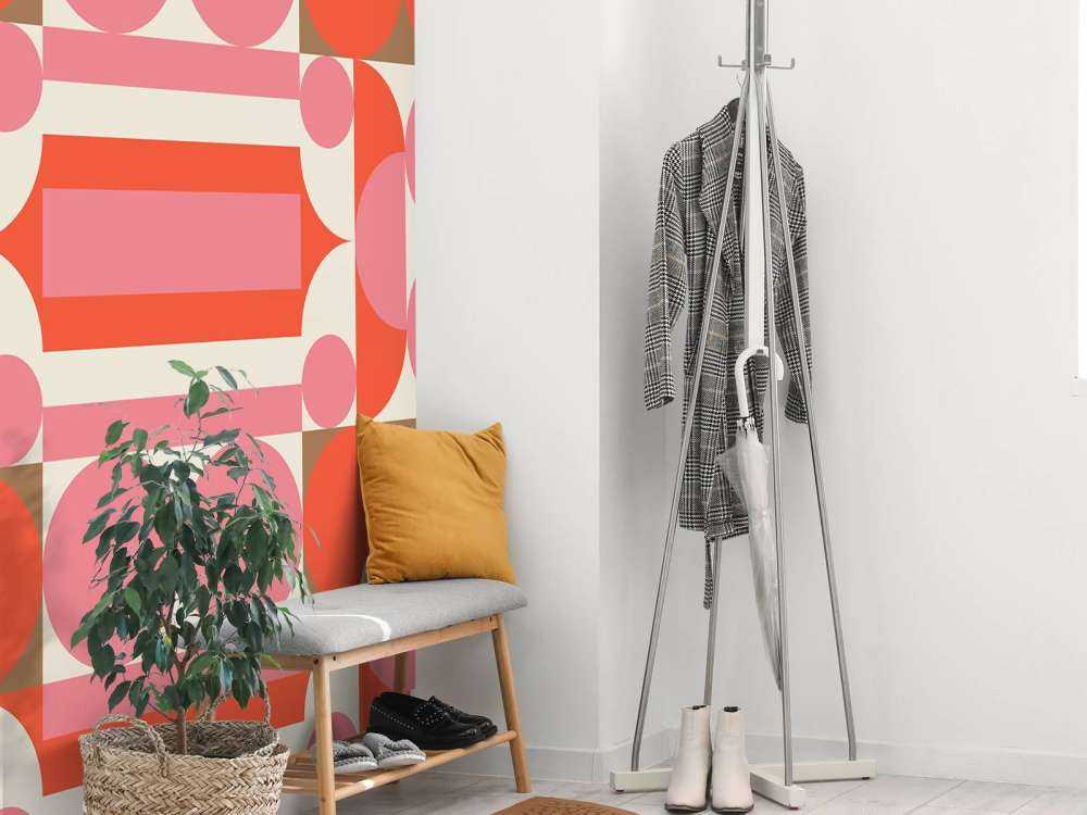 Pastellfarbene Formen