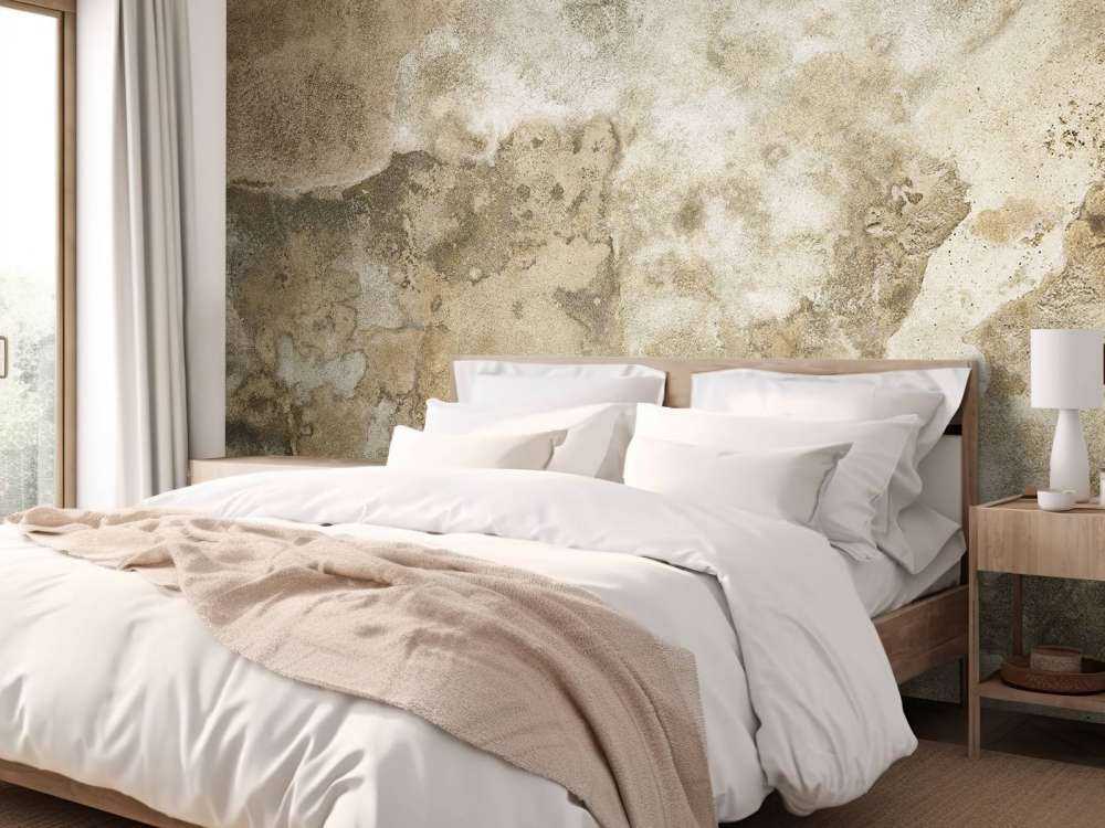Geschichtete Betonwand