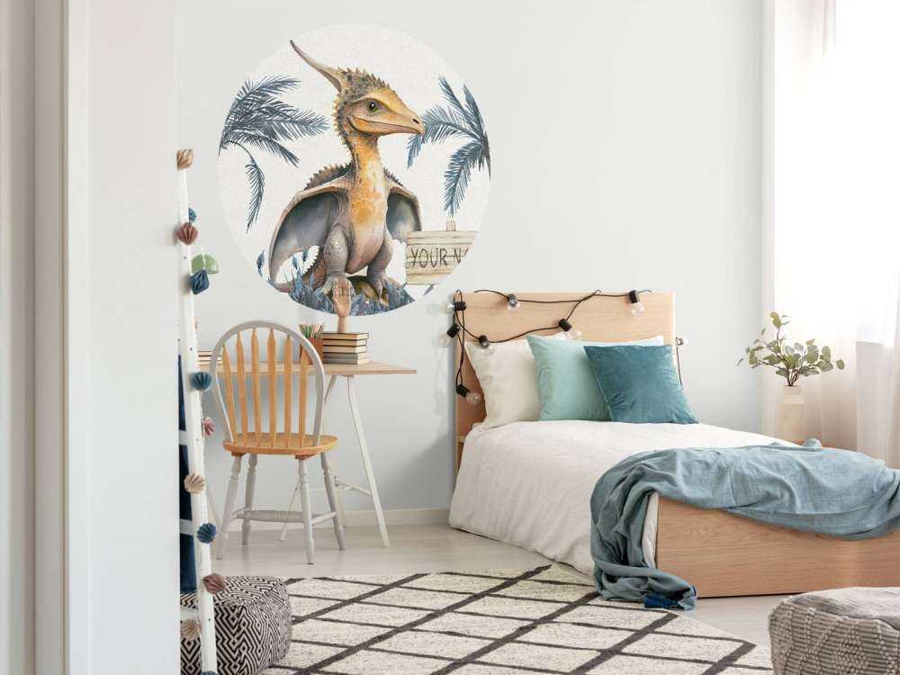 Baby-Pteranodon im blauen Dschungel
