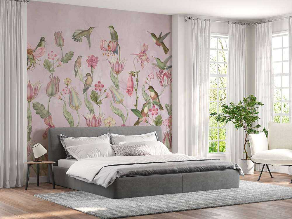 Frühling Kolibri Symphonie - Blütenrose