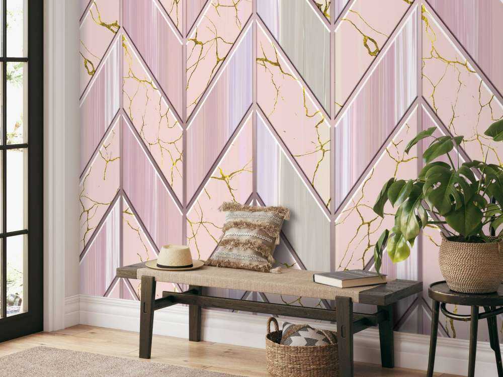 Fliesenmuster rosa