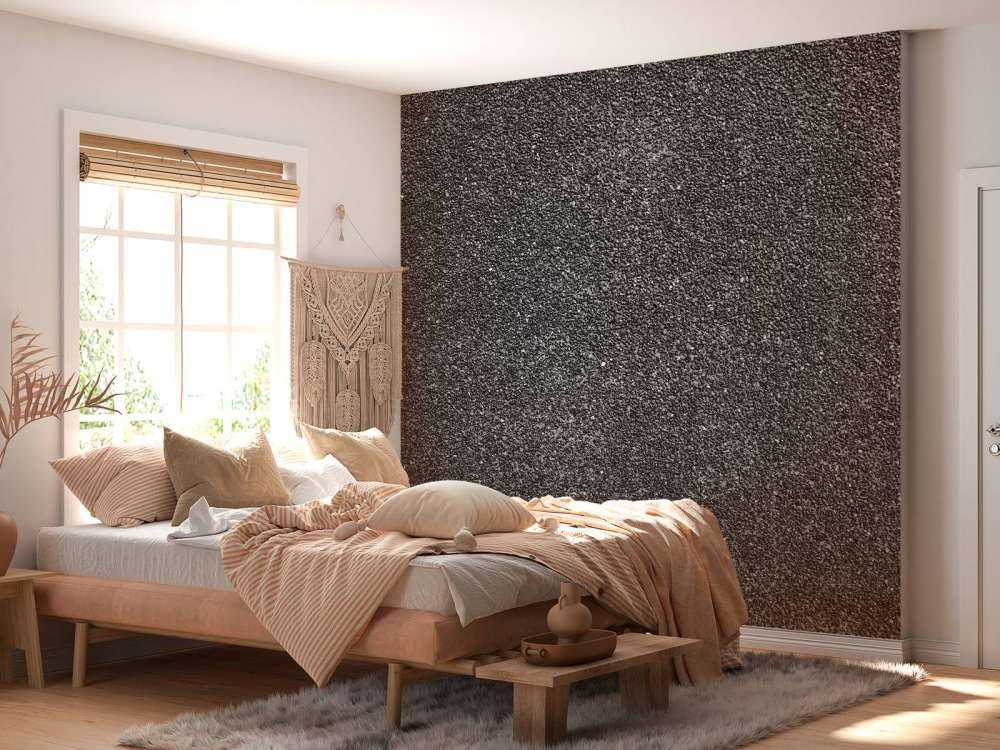 Kleine schwarze Steine