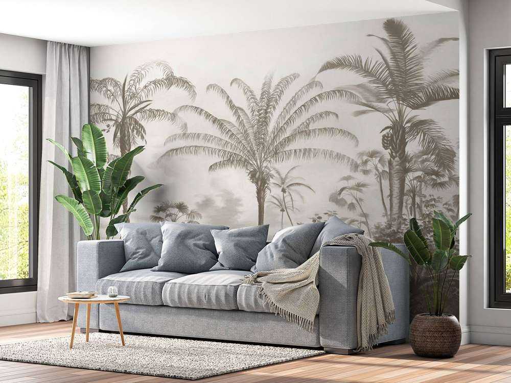 Romantische Tropen Taupe