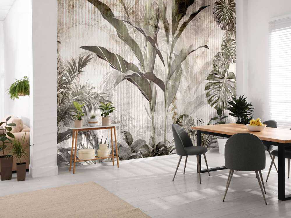 Botanische Vintage-Dschungel