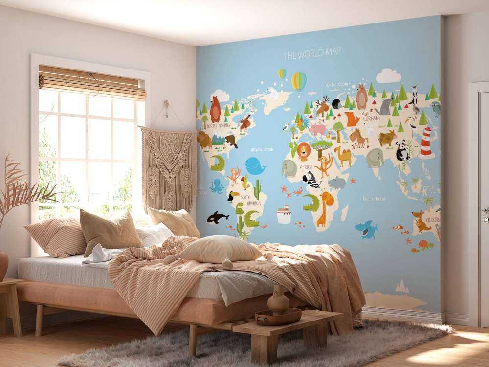 Karte der Welt