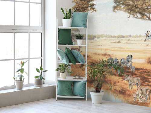 Safari-Landschaft in Farbe