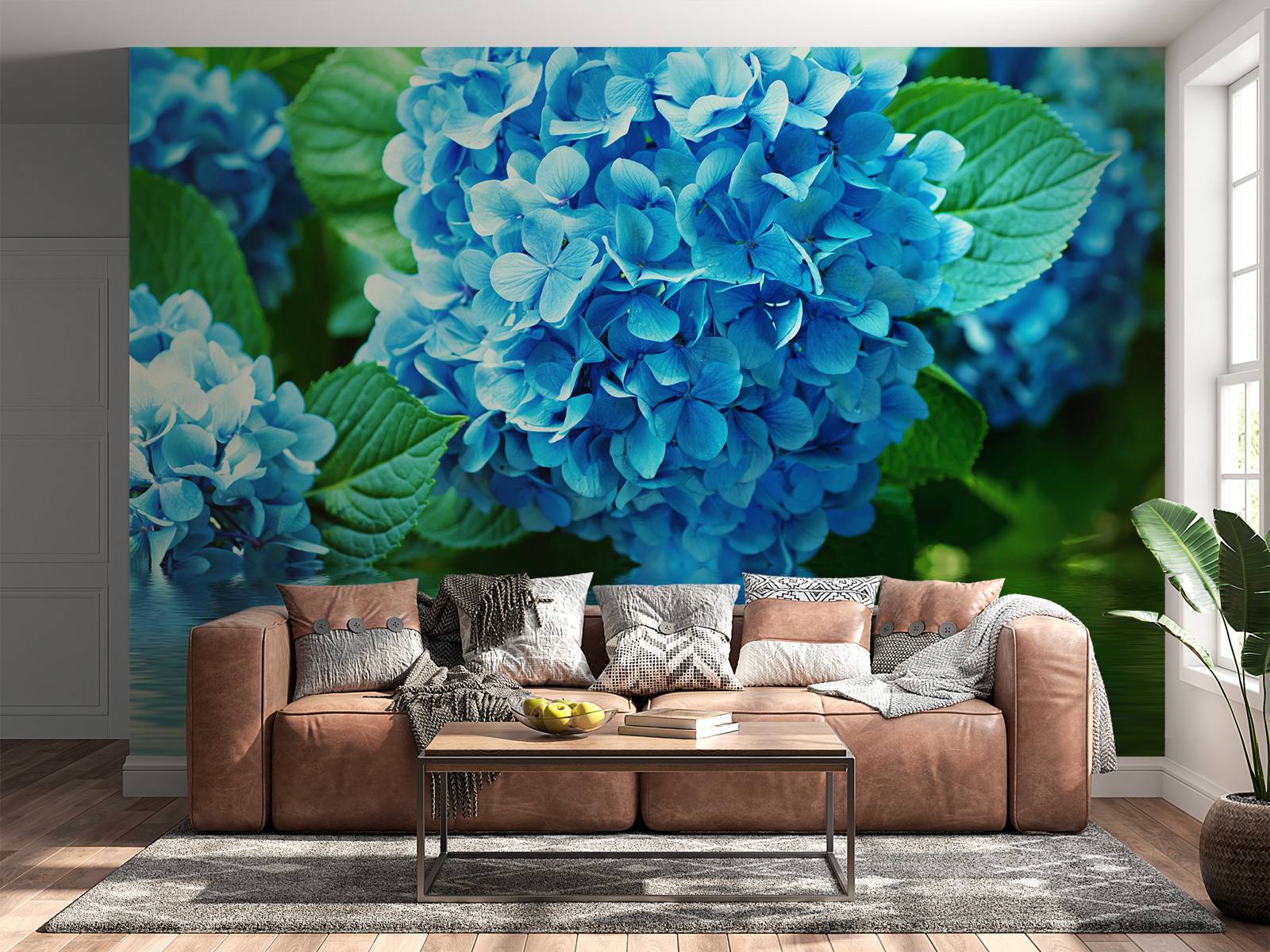 Hortensie im Wasser