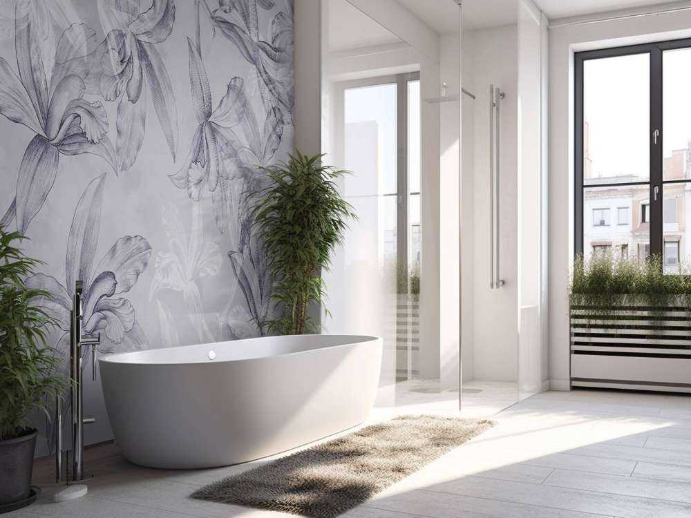 Orchideen Traumlandschaft Lila