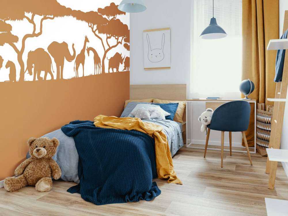 Scherenschnitt-Safari-Tiere, Rostfarbe