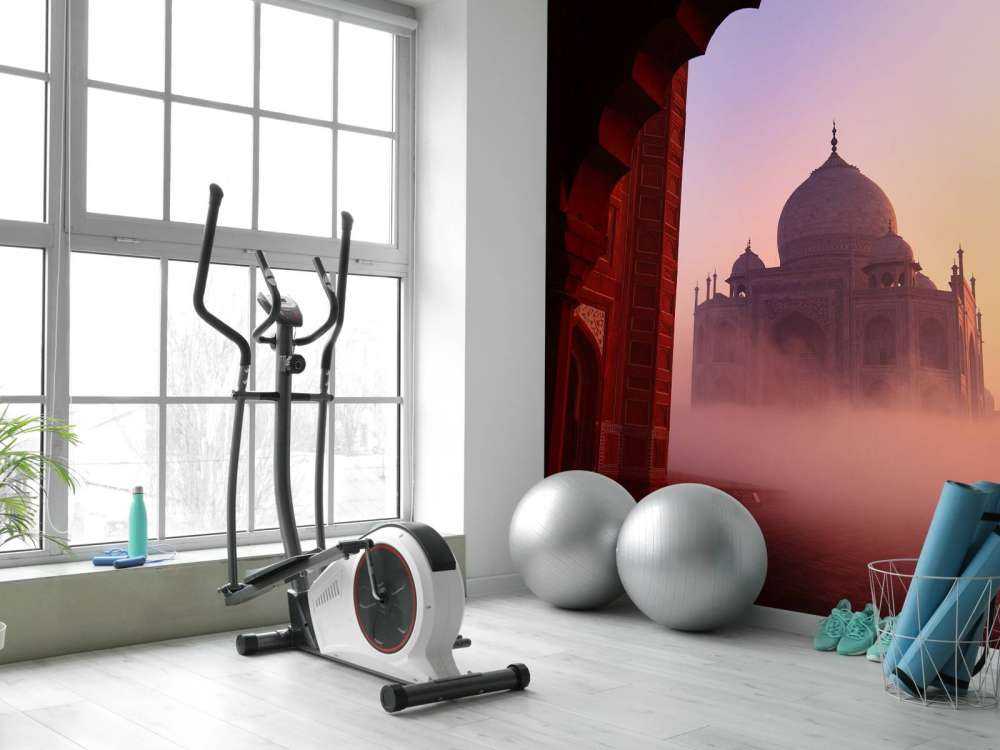 Taj Mahal bei Sonnenaufgang
