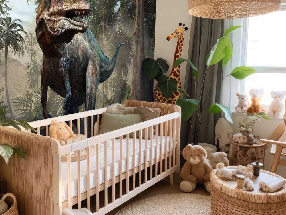 Acrocanthosaurus in den Wäldern