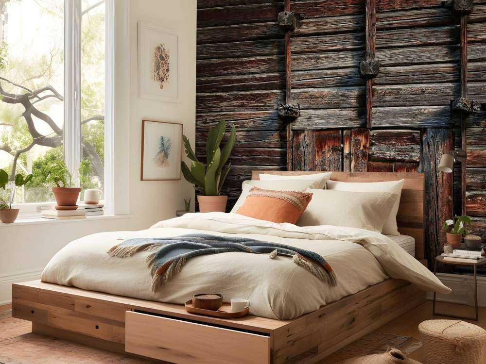 Altes Holz mit Balken