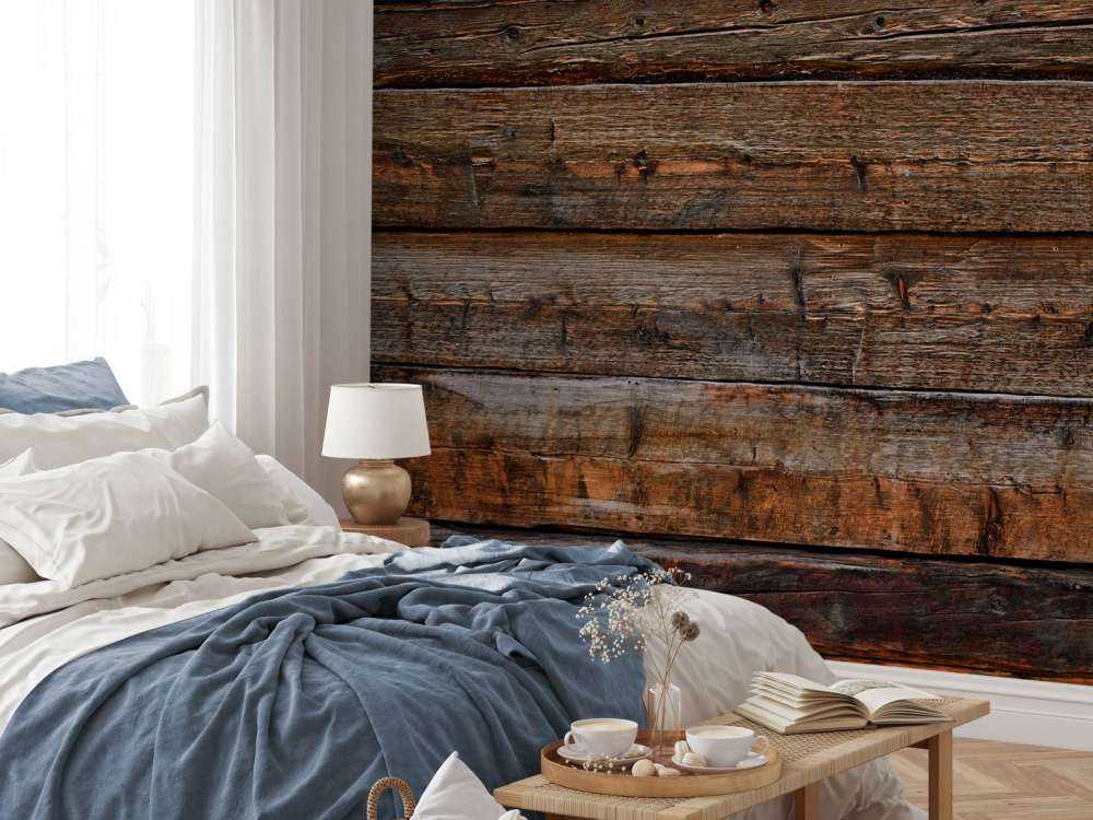 Altes verbranntes Holz