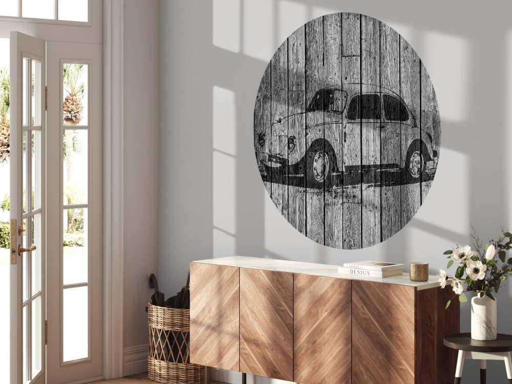 Graffiti Käfer auf Holz