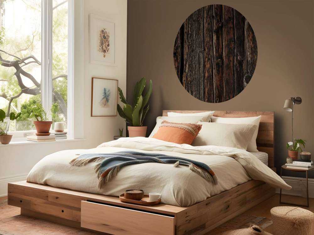 Dunkles altes Holz