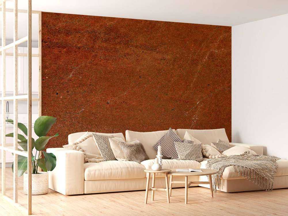 Orangefarbener Marmor