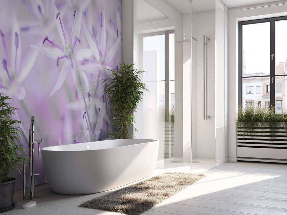 Nahaufnahme Allium-Blüten