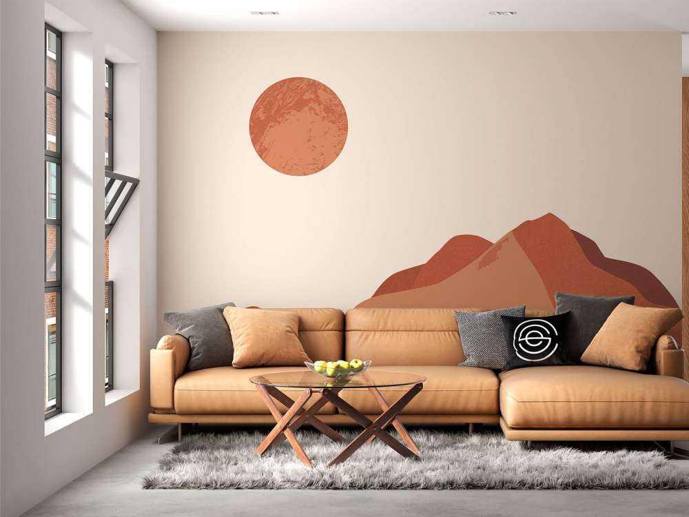Minimalistische Landschaft