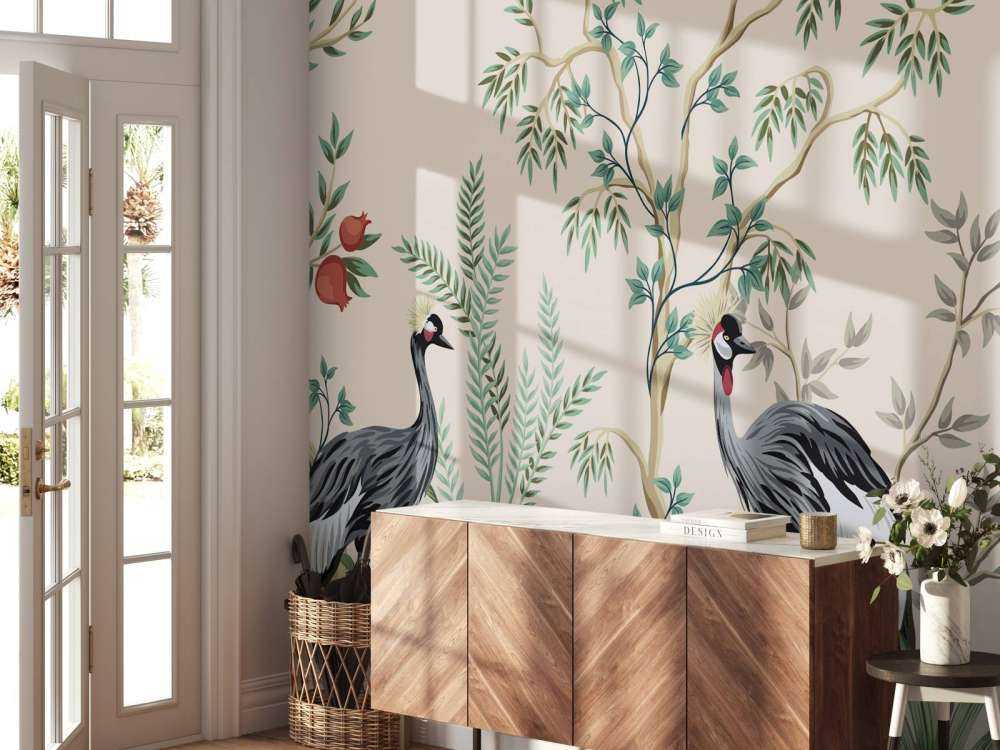 Illustration von Kränen