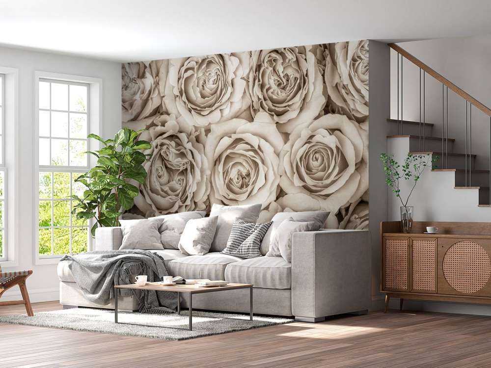 Hintergrund der Rosen