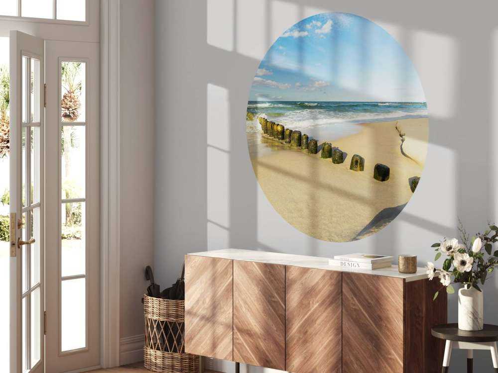Strand an schönem Tag