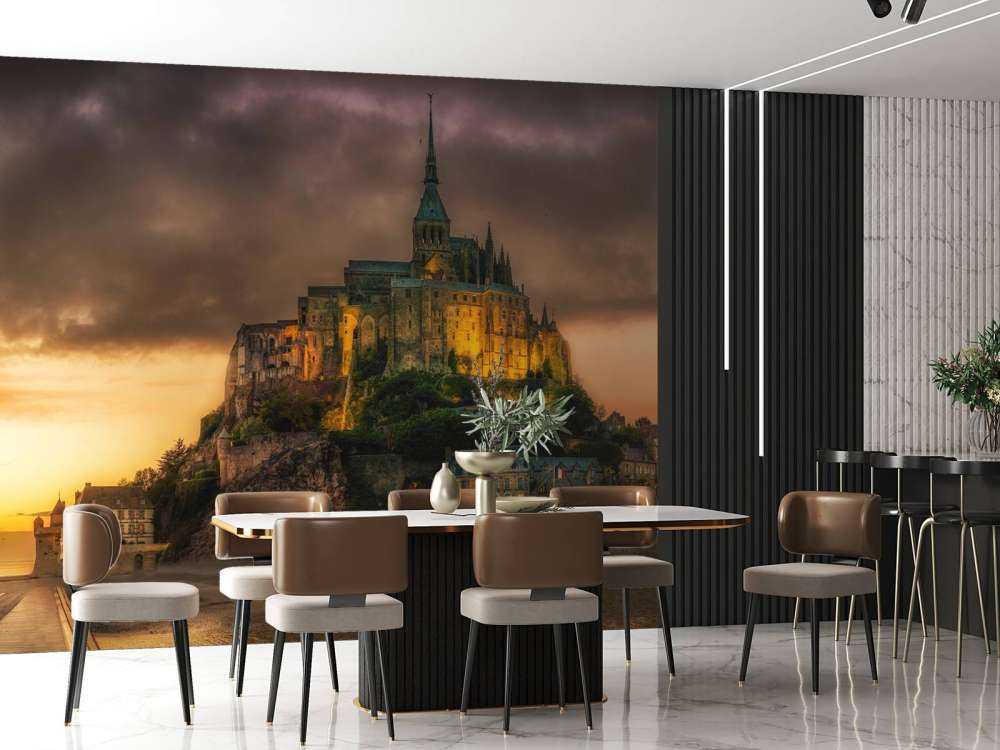 Mont Saint Michel auf Fototapete