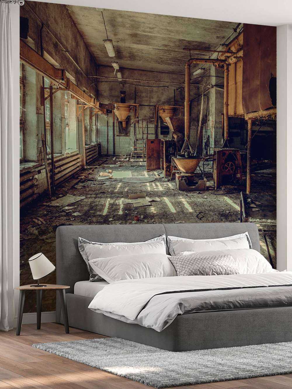 Zerstörte Fabrik