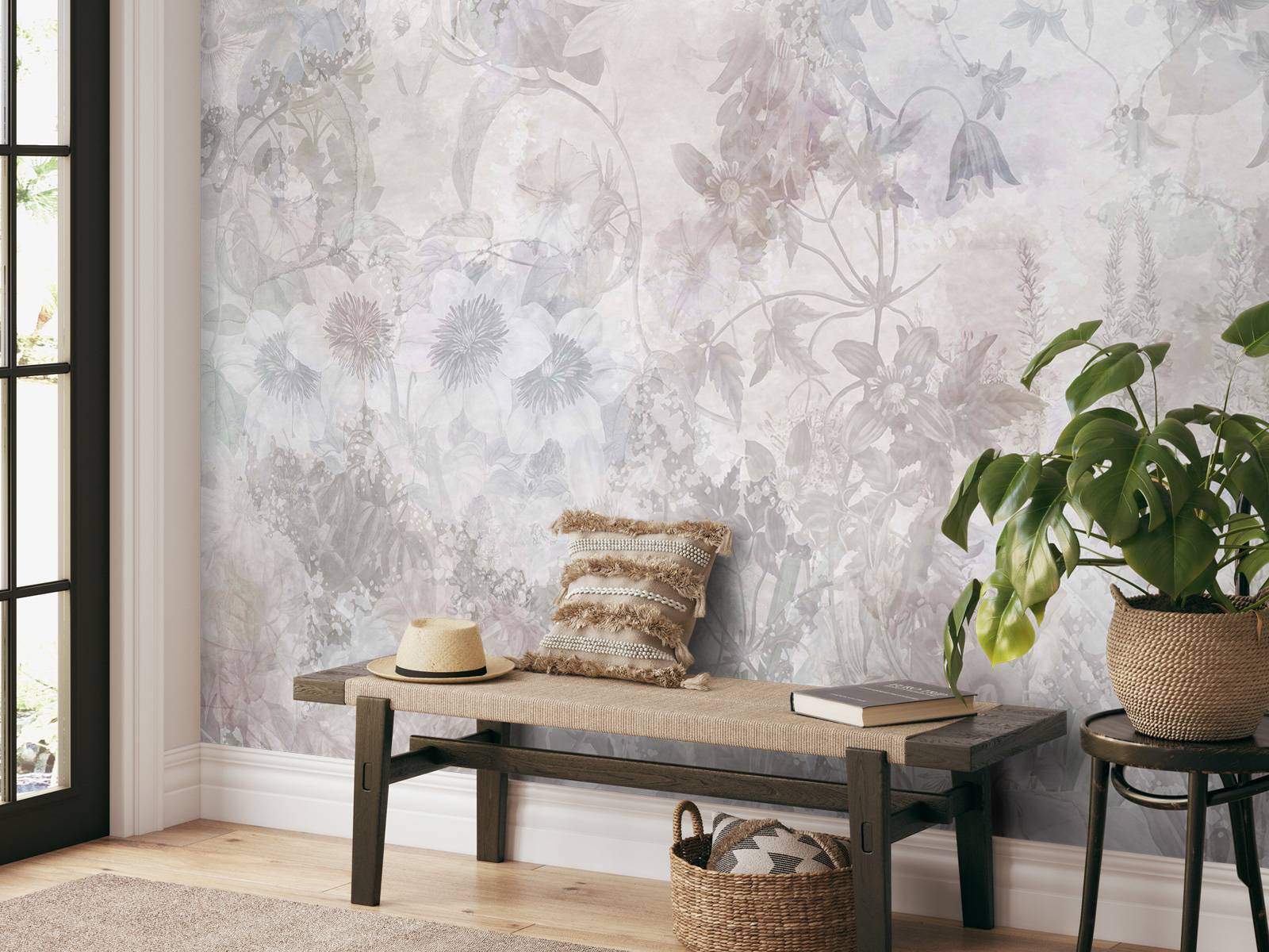 Aquarellgarten Taupe