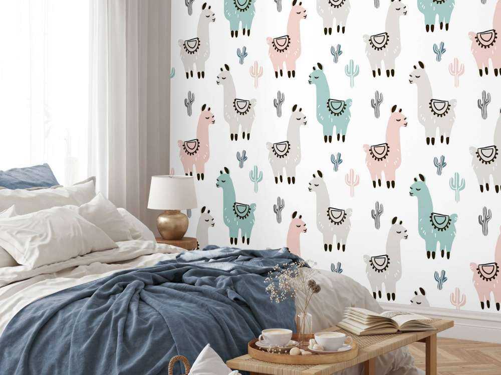 Farbige Lamas