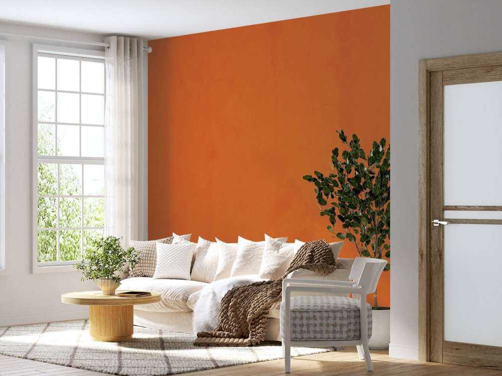 Orange farbe Beton