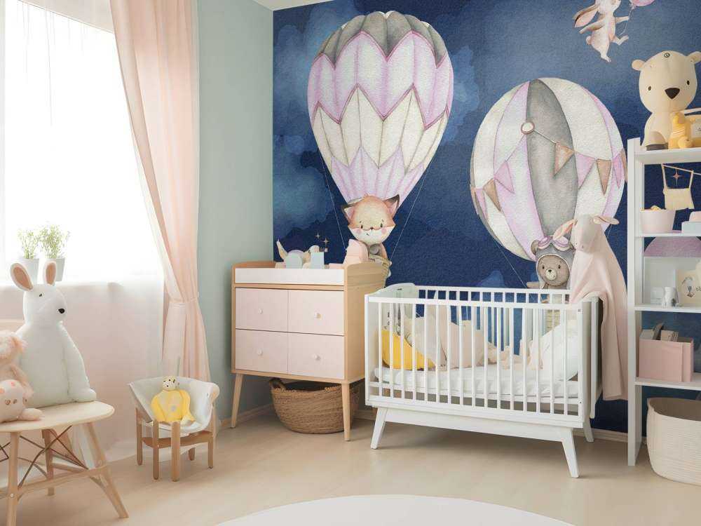 Fliegende Tiere rosa