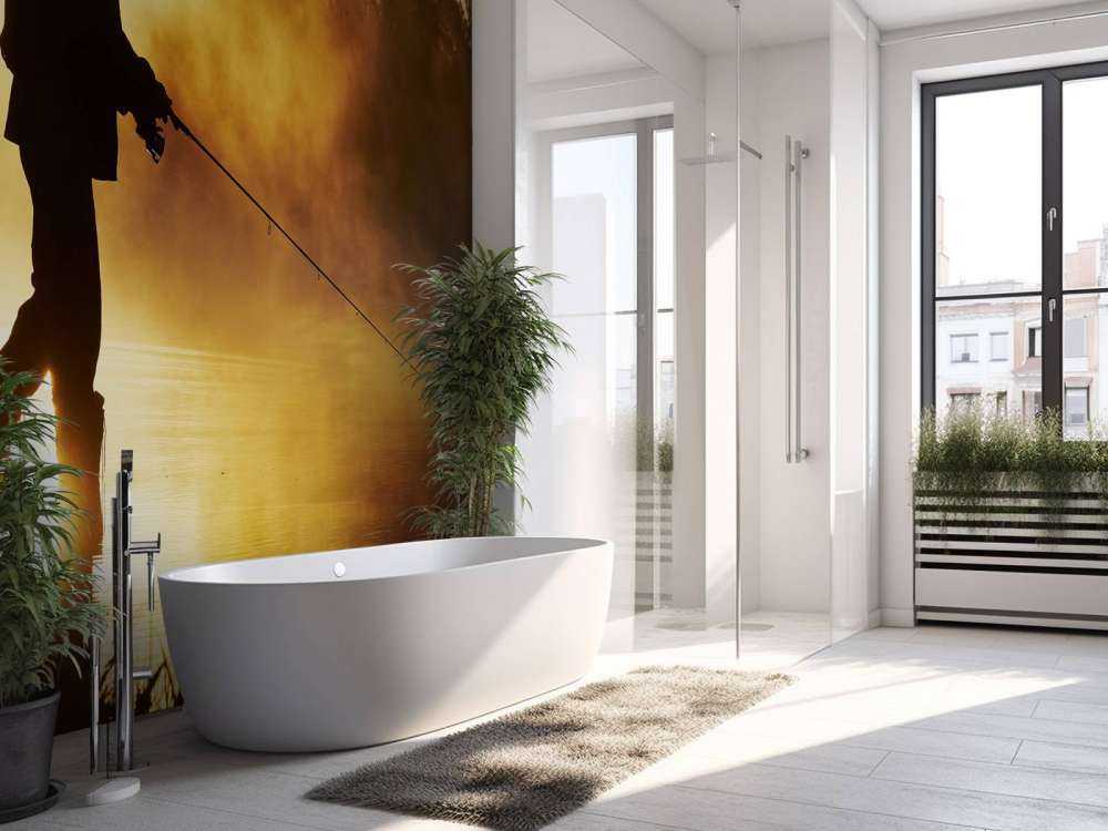 Fischer bei Sonnenaufgang