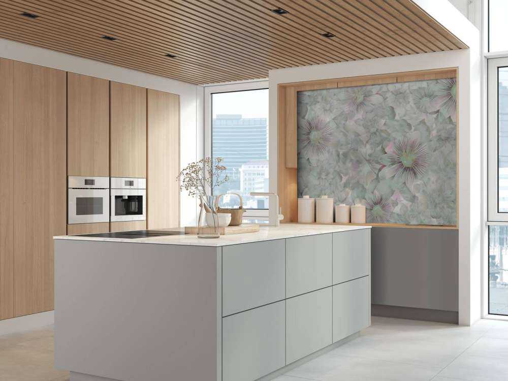 Botanische Aquarell-Eleganz Pastellrosa