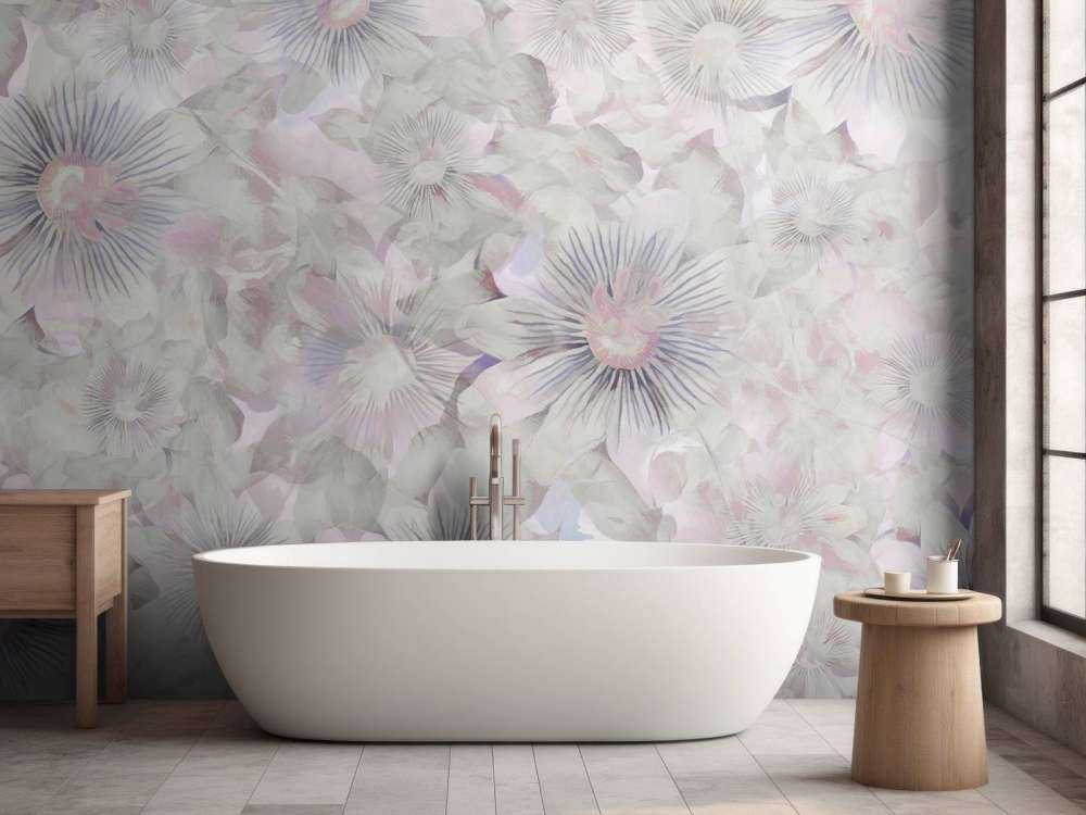 Botanische Aquarell-Eleganz Flieder-Dämmerung