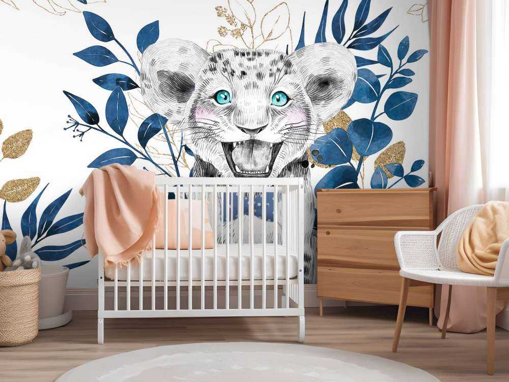 Blaues Dschungel-Löwin-Baby