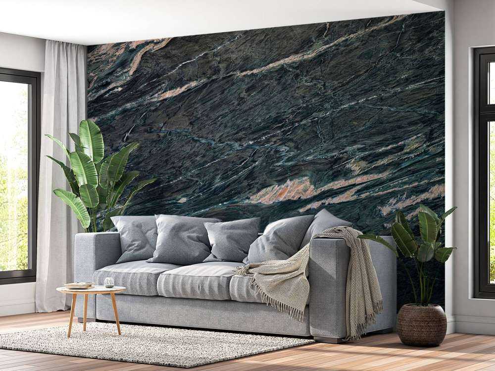 Marmor mit gewellter Struktur
