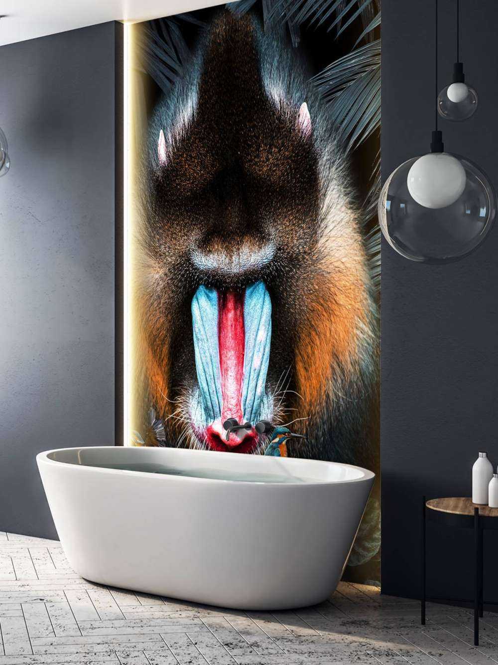 Mandrill Porträt