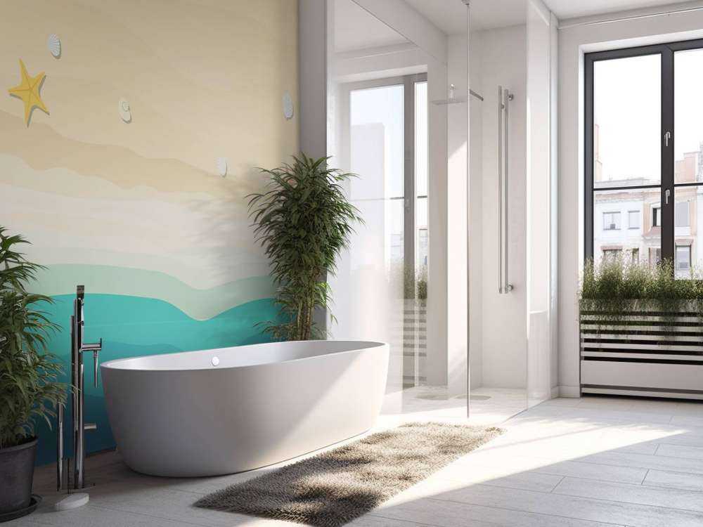 Zeichnung eines Strandes