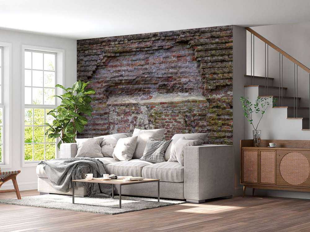 Alte bröckelige Mauer