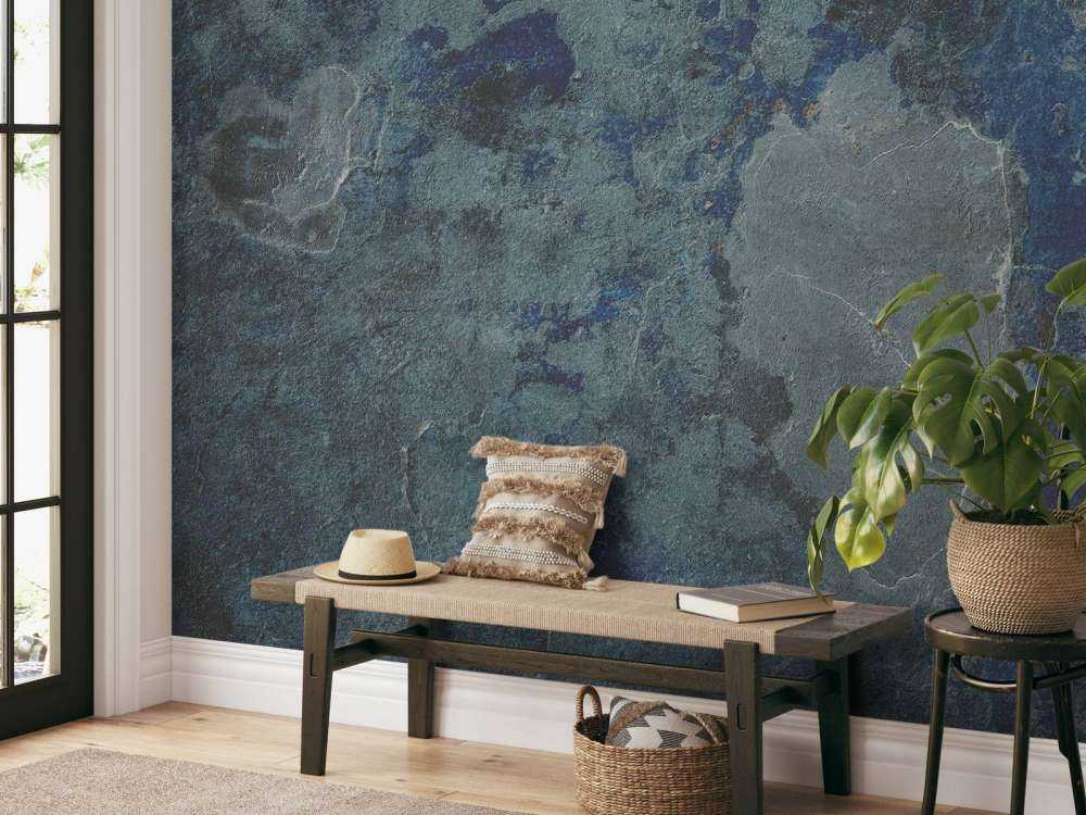 Blauer Beton