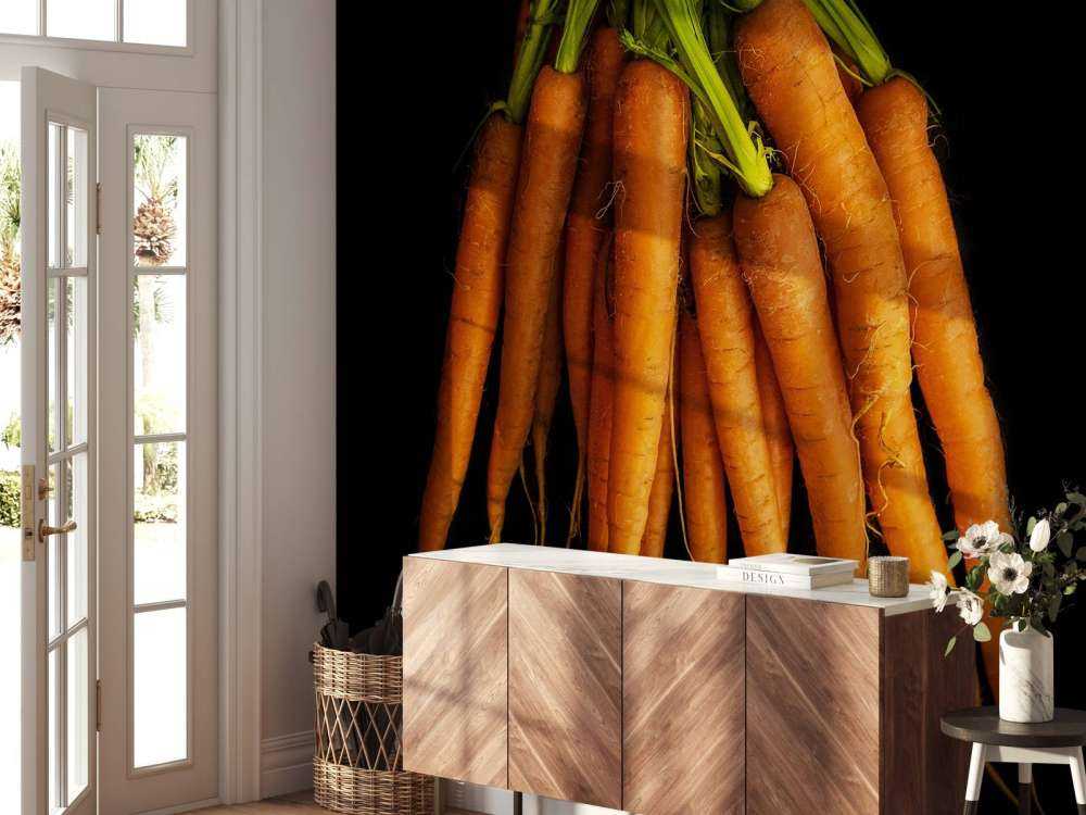 Orangene Wurzeln