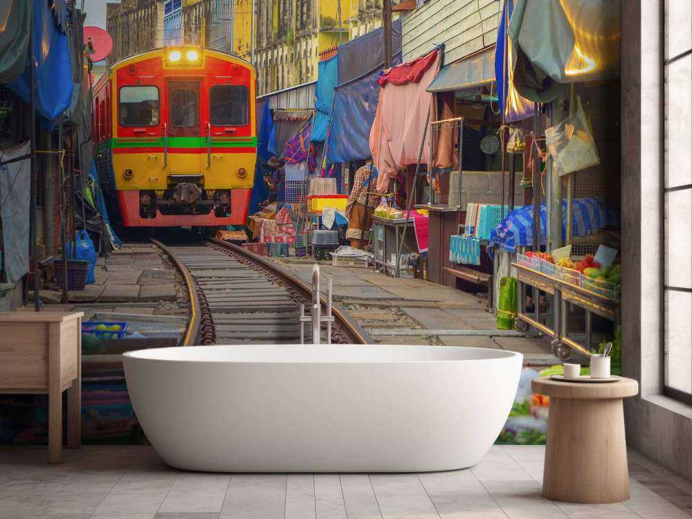 Zug auf dem Markt