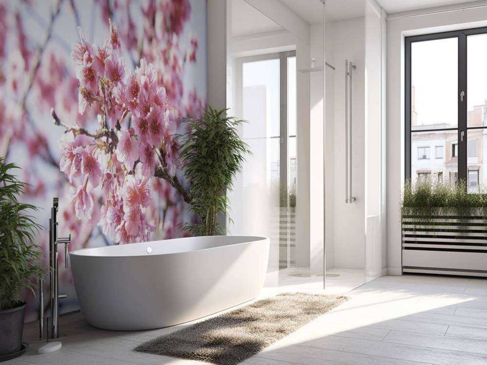 Nahaufnahme der rosa Blüte