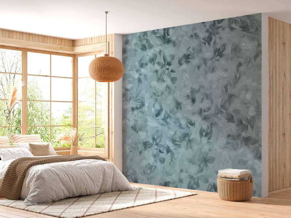 Blaue Blumen Textur