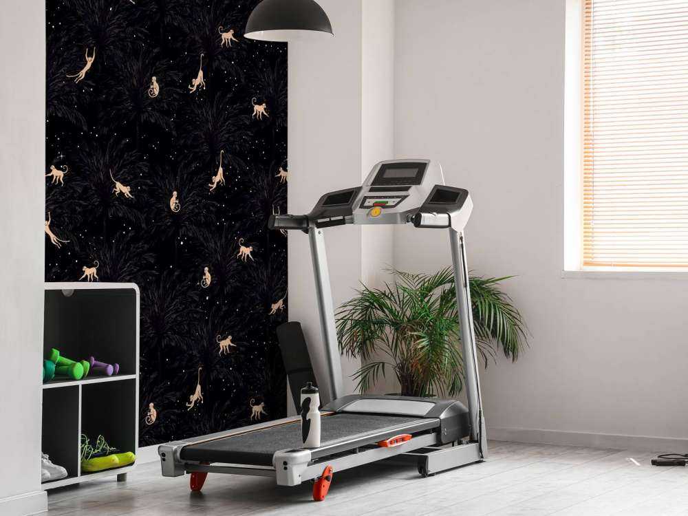 Tropische Affen - schwarz