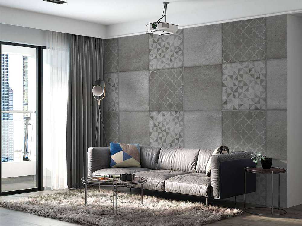 Graues Mosaik