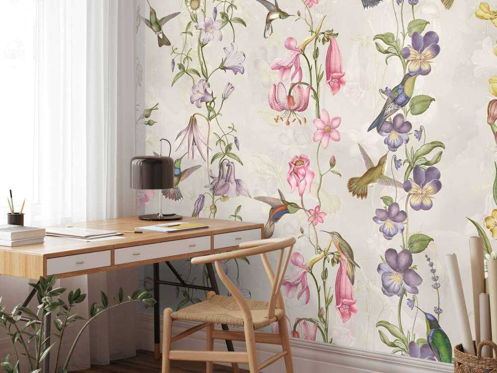 Weiden- und Gartenblumen Taupe