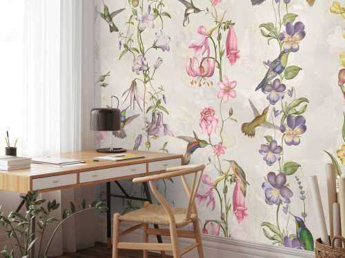 Weiden- und Gartenblumen Taupe