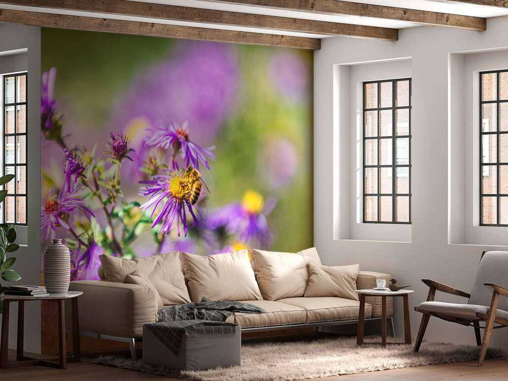 Lila Blumen