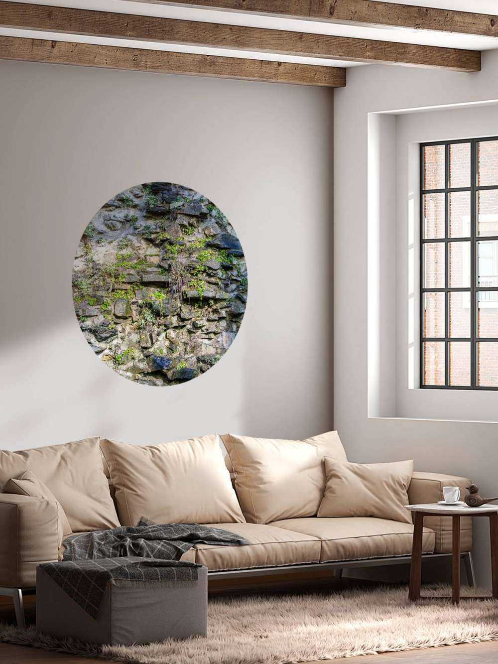 Bedeckte Wand